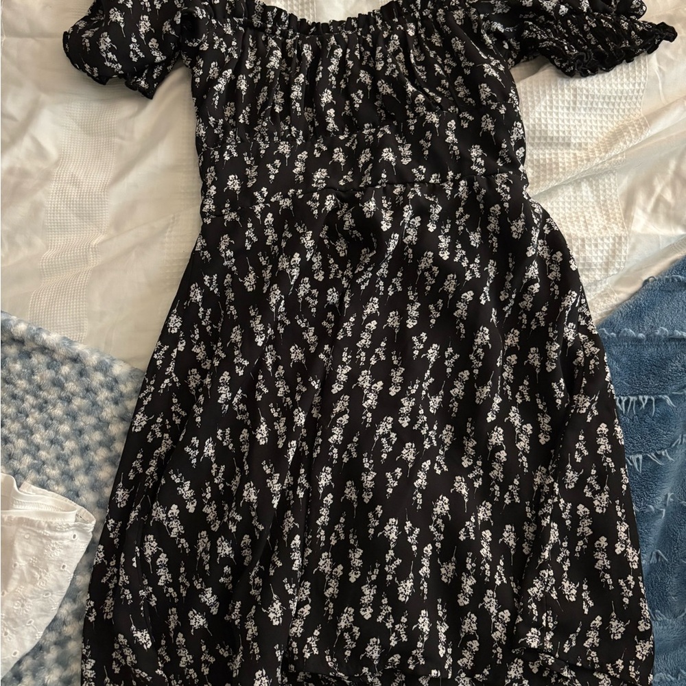 Jun & Ivy Floral Off-Shoulder Dress